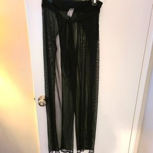 Sheer Pants Beach Coverup